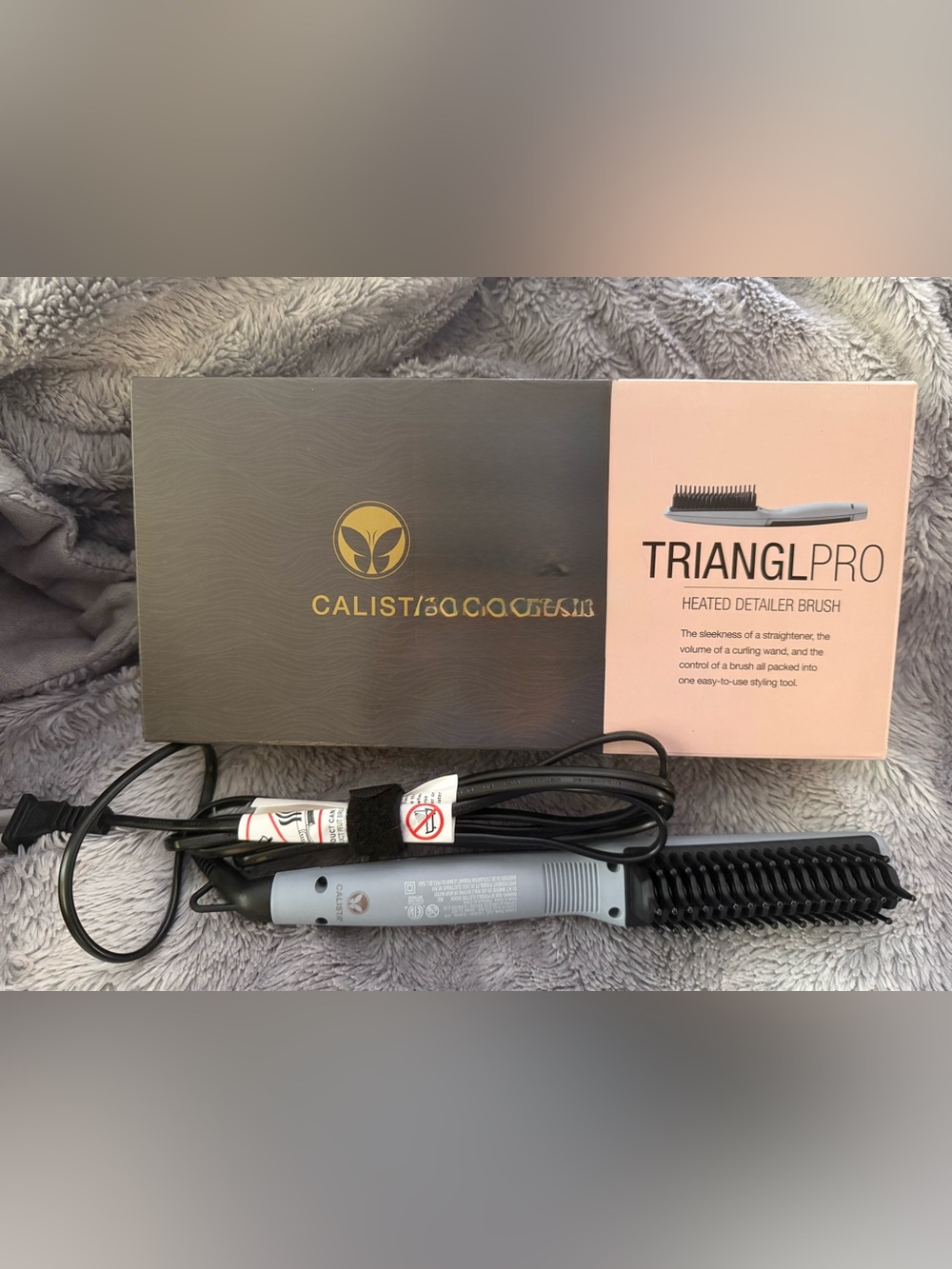 Calista Triang|PRO heated detailer brush NIB